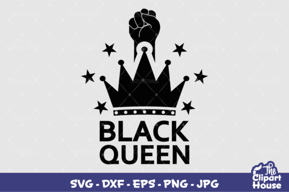 Black Queen Graphics for Crafts