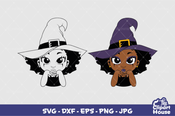 Halloween Witch Girl 2: Graphics for Crafts & Campaigns