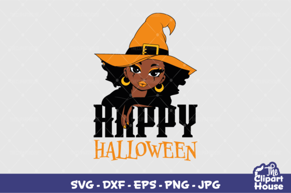 Happy Halloween Woman 2 Graphics for Crafts