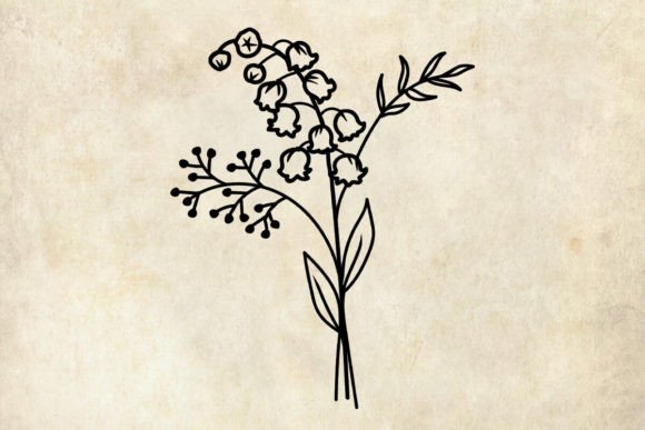 Lily of the Valley Graphics for Crafts